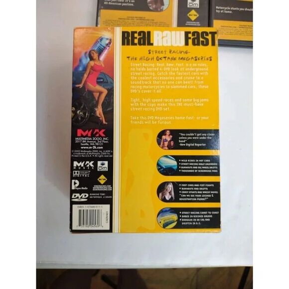 Street Racing: Real, Raw, Fast - Boxed Set (DVD, 2002, 4-Disc Set) - Picture 14 of 16
